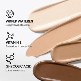 SKINTIFIC compact held in hand demonstrating size and travel-friendly convenience