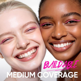 SKINTIFIC swatches on arm showing #03 Petal shade and blendable coverage