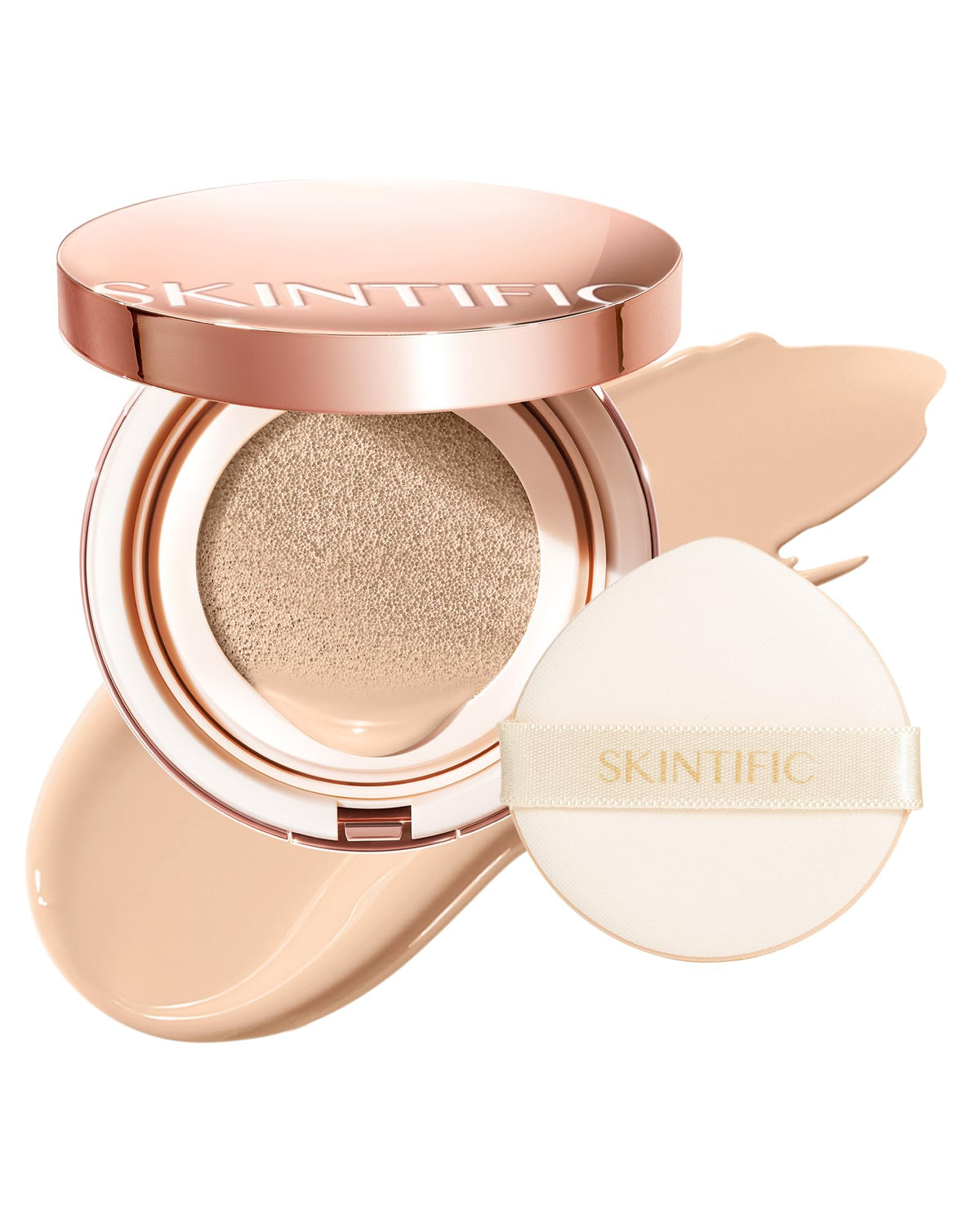 SKINTIFIC compact front view showing sleek design and travel-friendly benefit