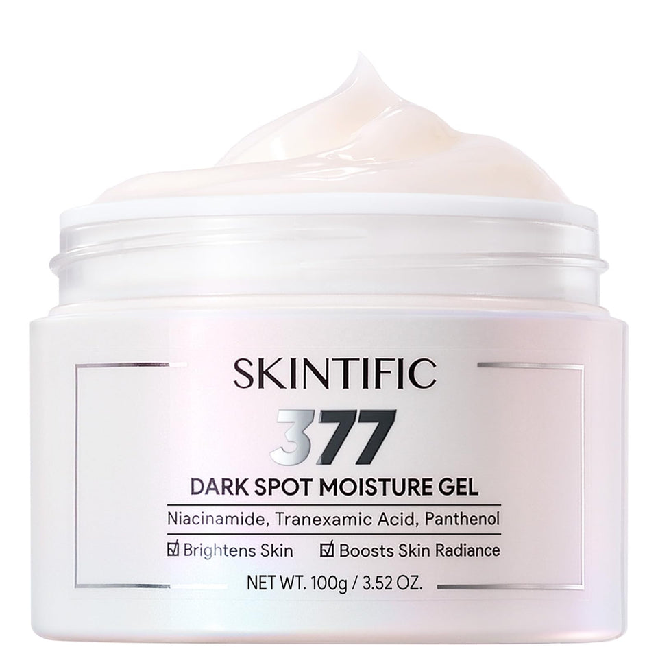SKINTIFIC front jar view showing clean packaging and product benefit
