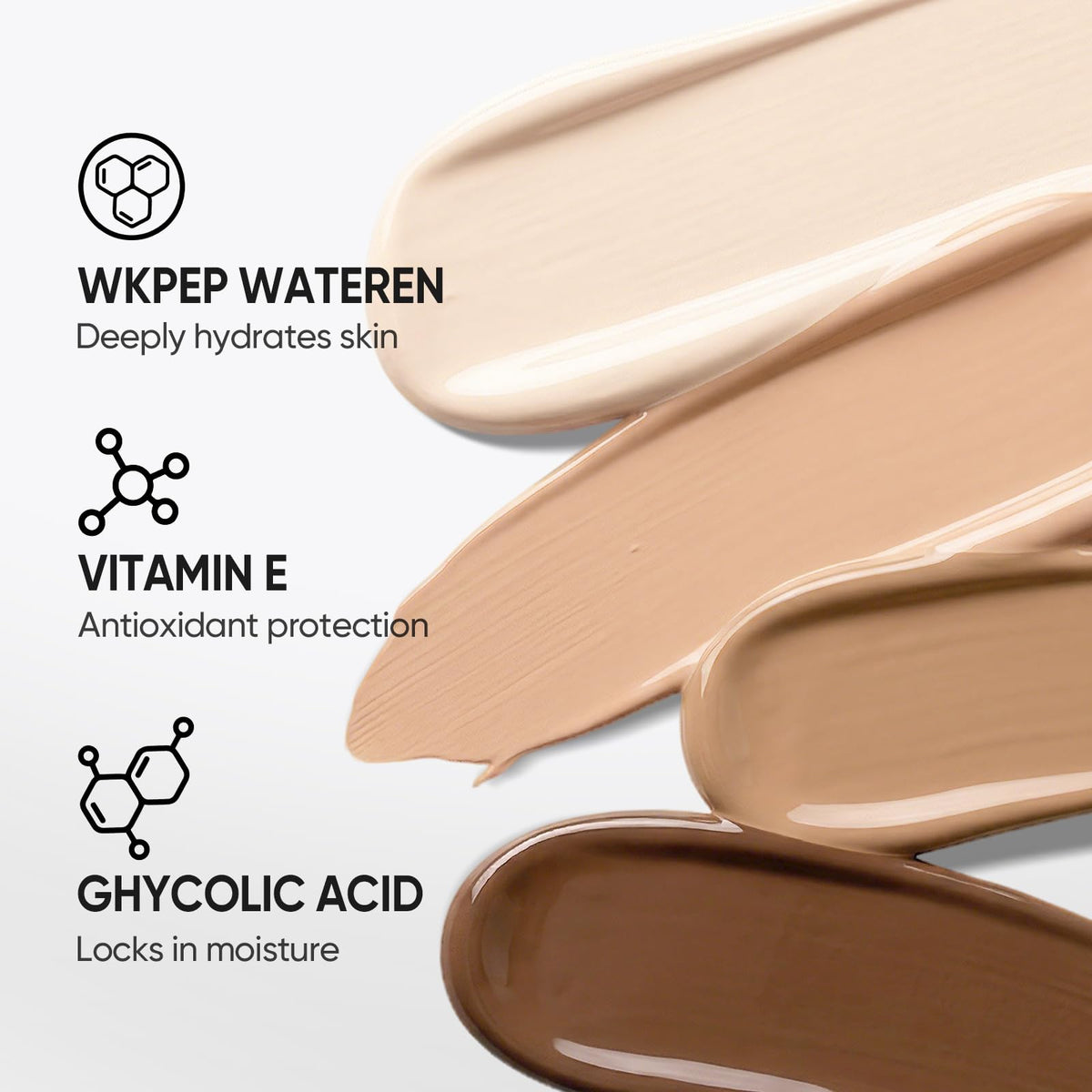SKINTIFIC compact held in hand demonstrating effortless touch-up benefit