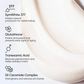 SKINTIFIC open jar with visible label highlighting ingredient benefits