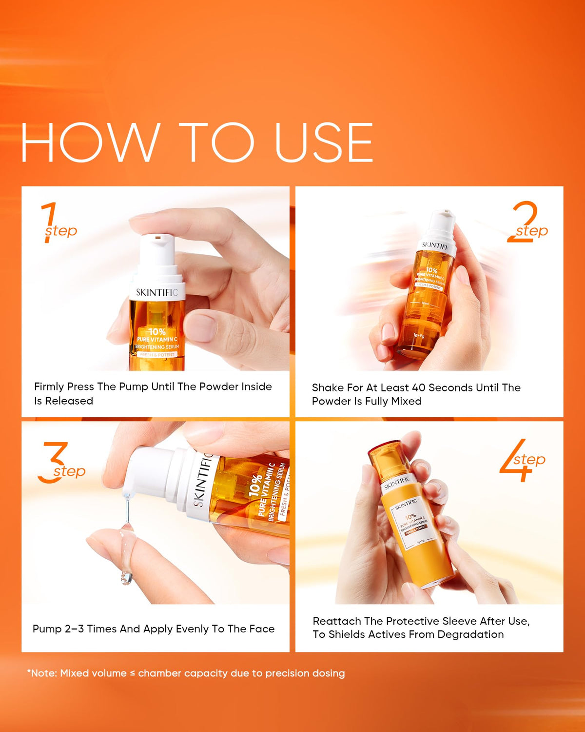 SKINTIFIC on bathroom counter as part of morning skincare routine