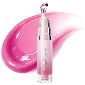 SKINTIFIC front packaging showing tinted lip serum and benefits