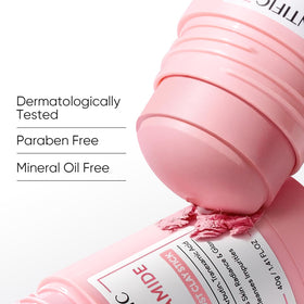 SKINTIFIC before and after swatch showing brighter skin appearance after use