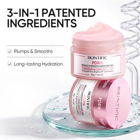 SKINTIFIC in bathroom routine setting illustrating everyday layering benefit