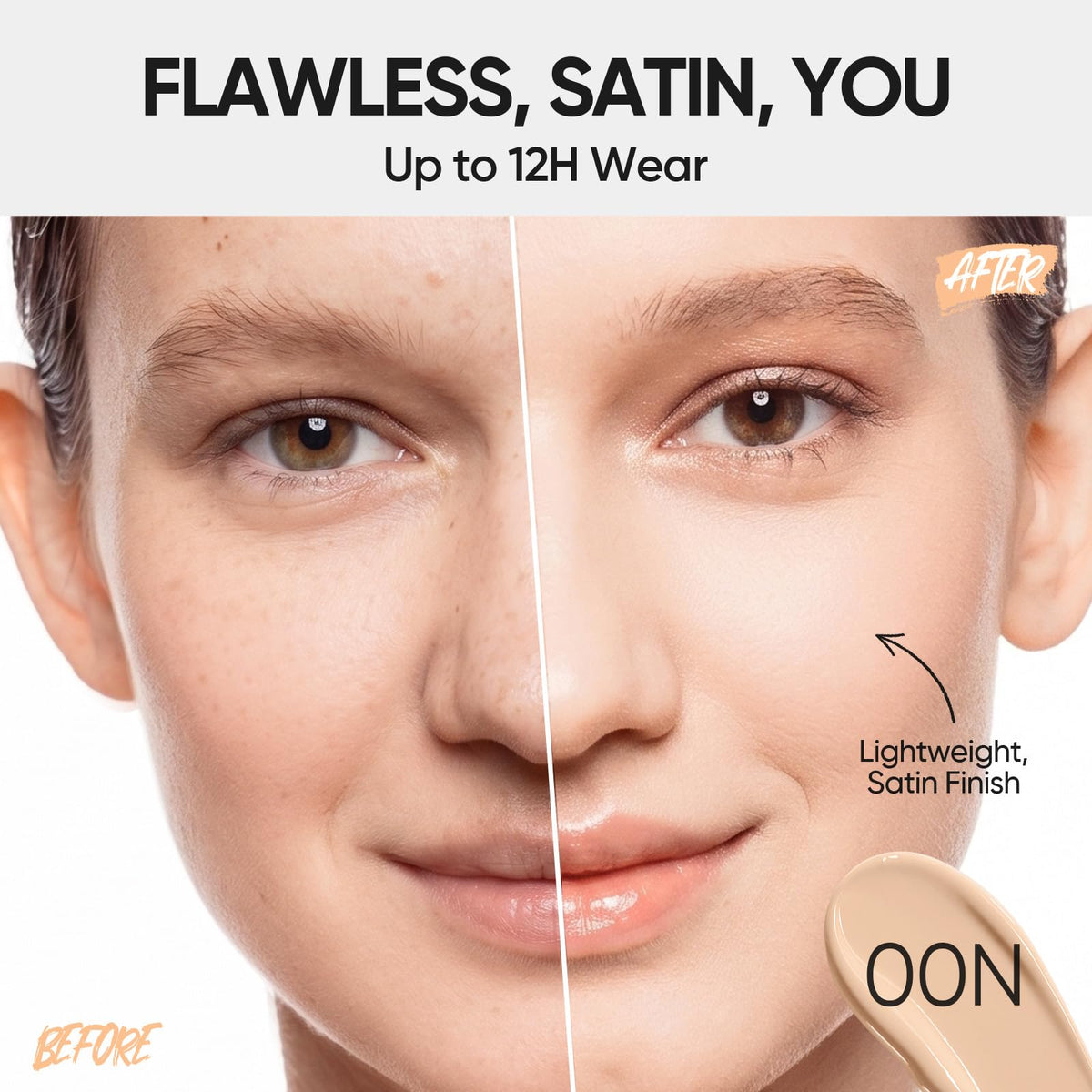 SKINTIFIC cushion open with puff visible for precise, buildable coverage