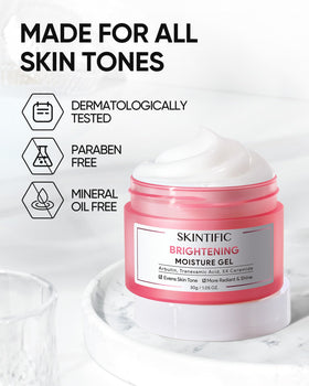 SKINTIFIC dispensing cream on hand for easy application benefit