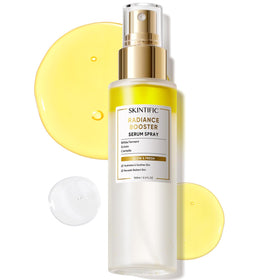 SKINTIFIC front packaging showing bottle and label, promotes instant glow