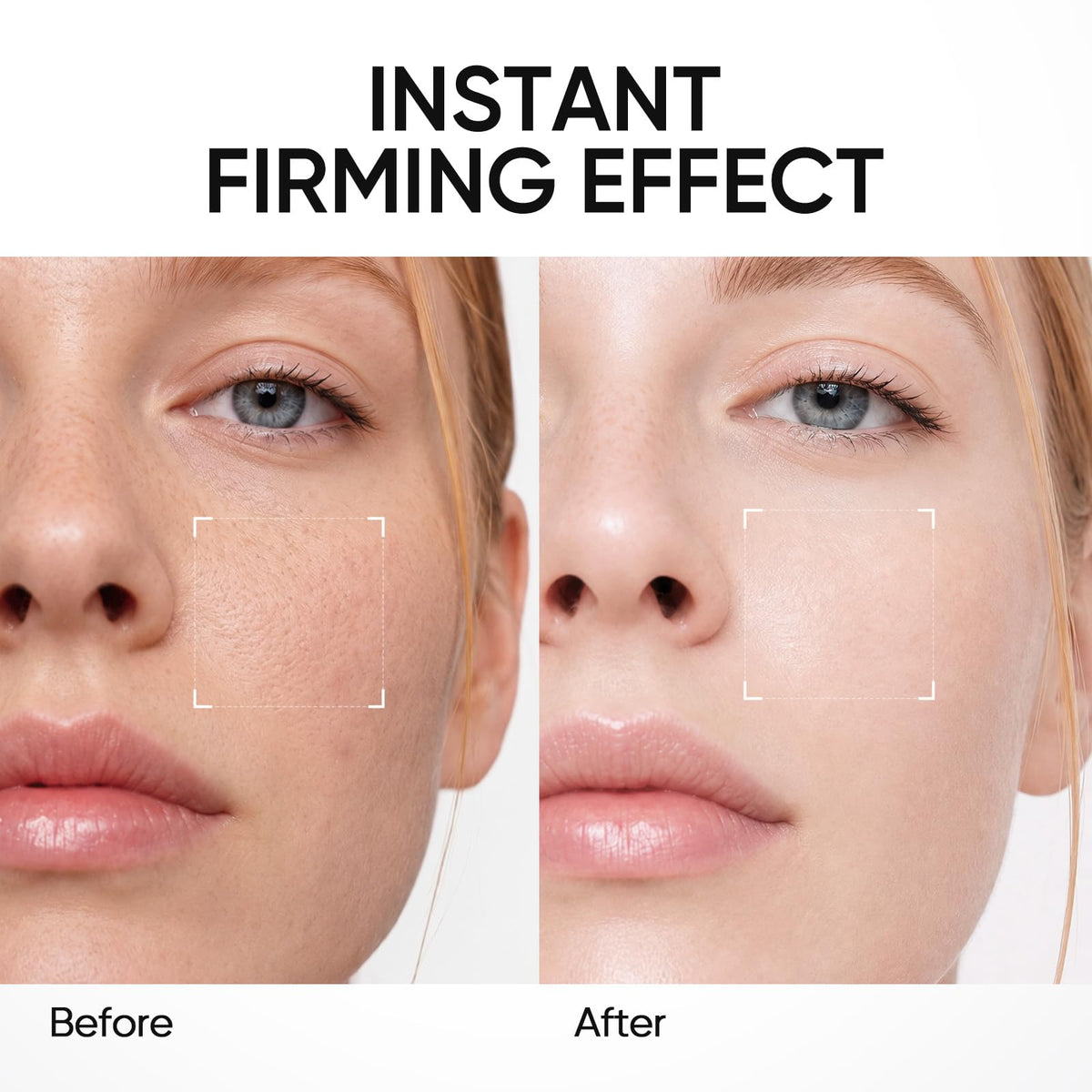 SKINTIFIC mask applied on cheek showing targeted pore-cleansing