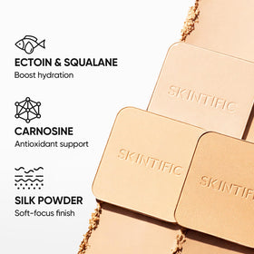 SKINTIFIC size scale in hand showing compact portability and on-the-go convenience