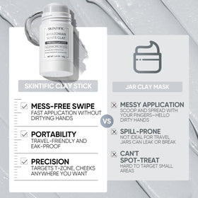 SKINTIFIC size comparison in hand showing travel-friendly, portable benefit