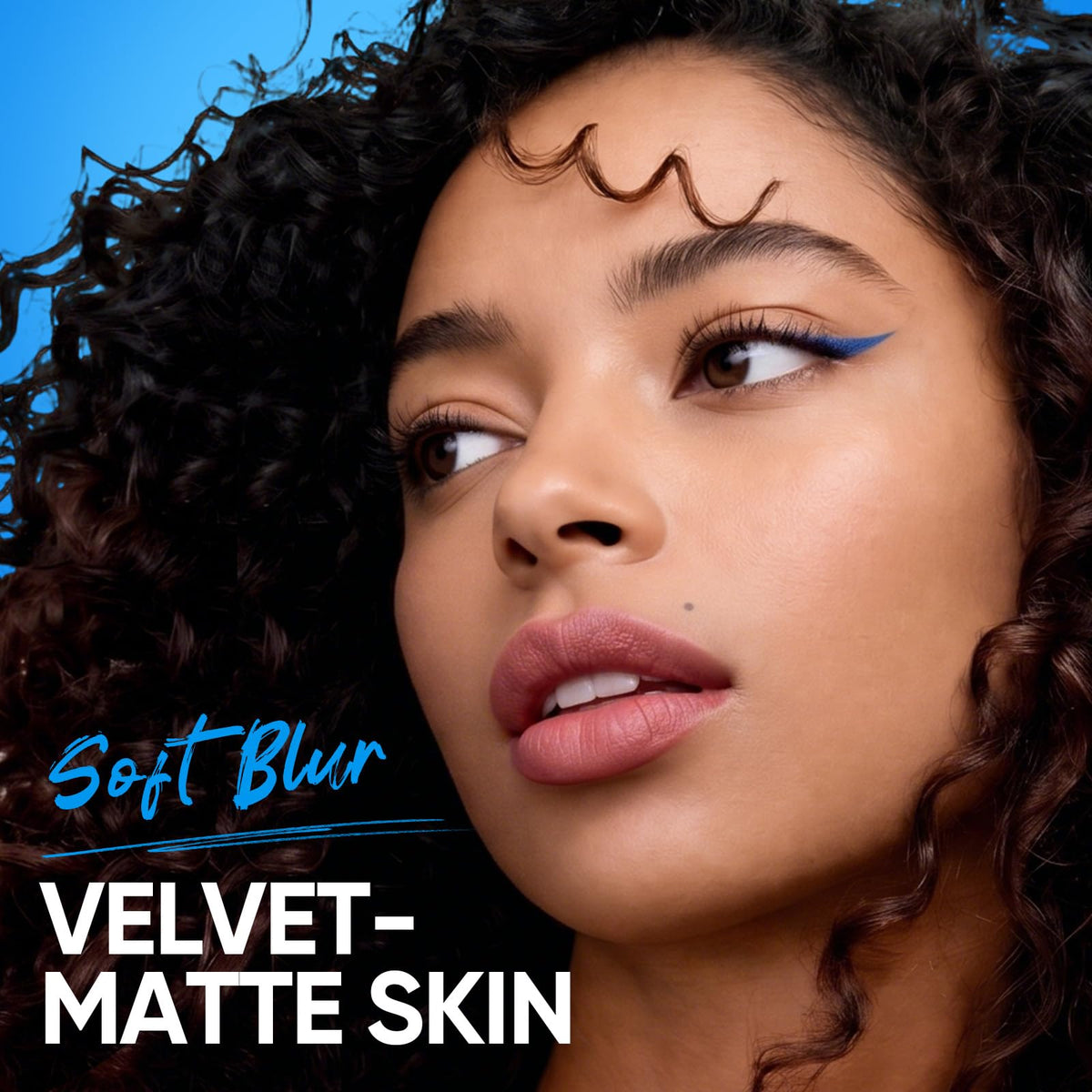 SKINTIFIC close-up of foundation texture showing velvet matte smooth finish