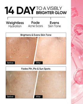 SKINTIFIC ingredients label highlighting TXA, niacinamide, ceramides for confident choice