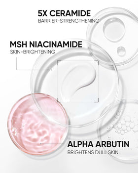 SKINTIFIC cream texture close-up illustrating lightweight absorbent finish and hydration