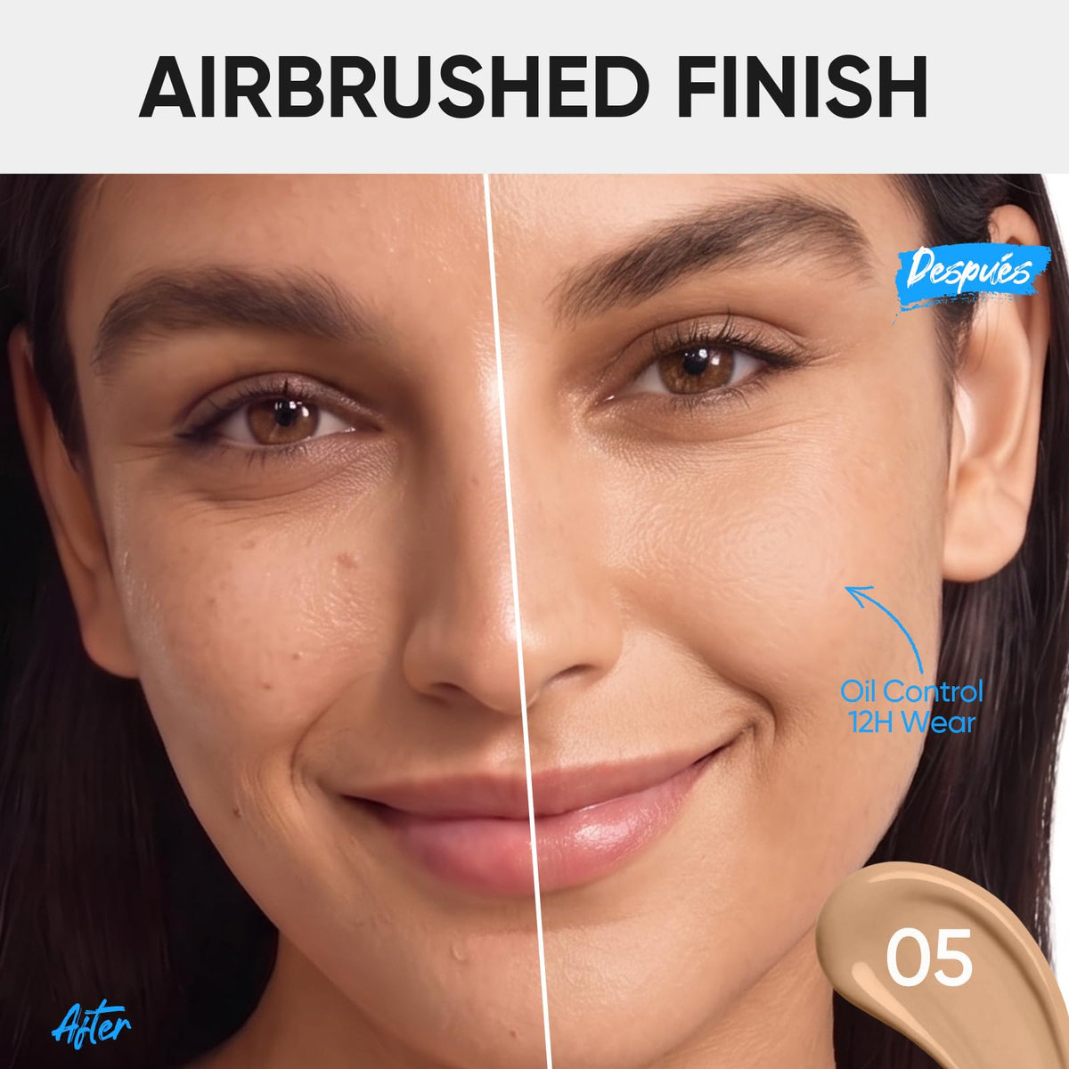 SKINTIFIC open cushion with puff indicating precise application and portability