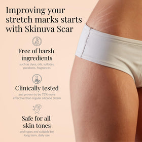 Skinuva cream texture close-up demonstrating smooth hydration