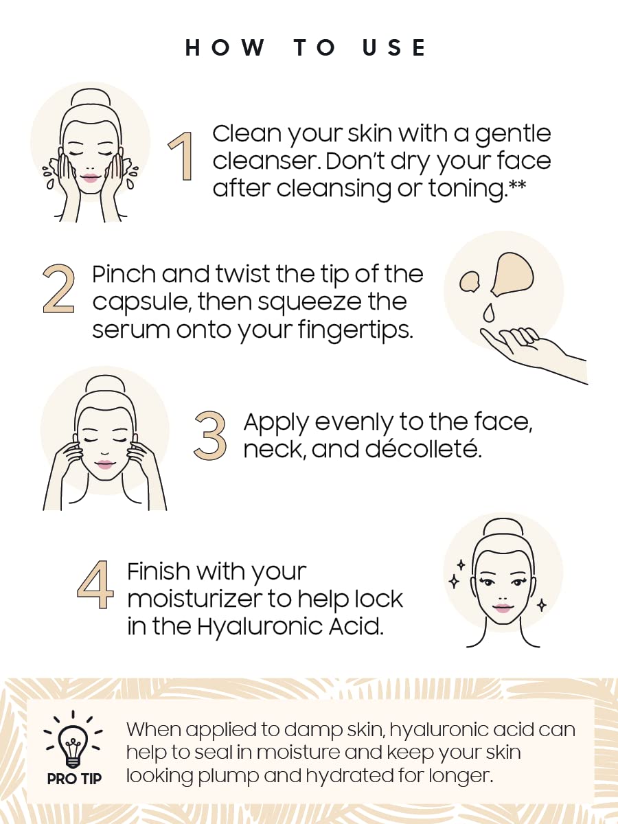 skinworks open capsule dispensing serum highlighting fresh single‑dose advantage