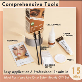 Sklight after lashes image showing darker, defined lashes