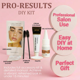 Sklight applying tint to lashes for quick, smudge-resistant definition