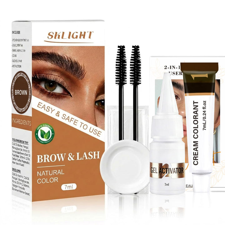 Sklight front box brown showing kit and quick salon results