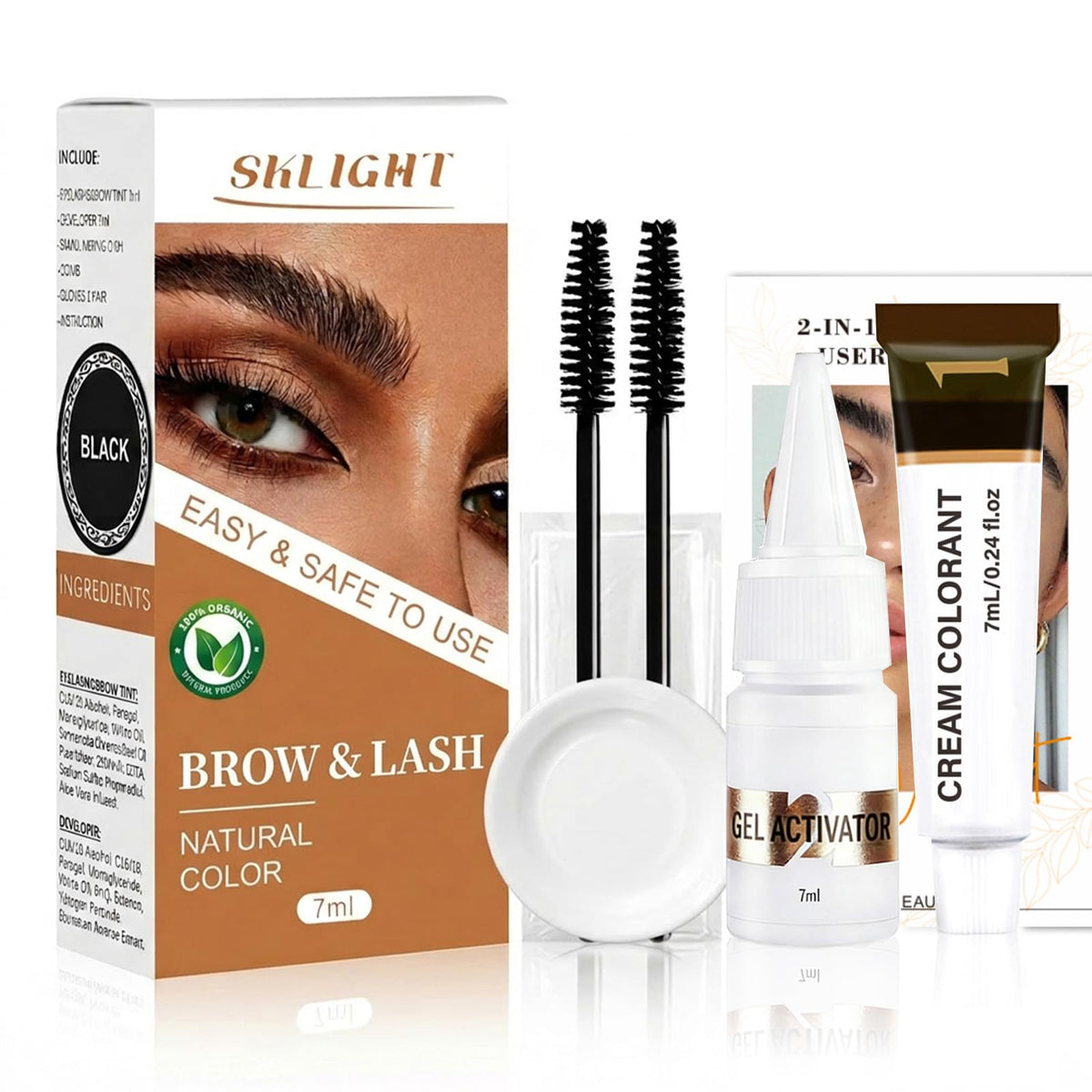 Sklight kit front packaging showing contents and benefits