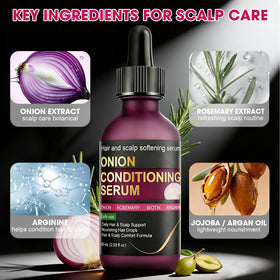 SKSOYT onion and rosemary ingredients arranged to highlight botanical blend