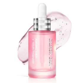 SKSOYT front bottle view showing sleek label and clear serum benefit radiance