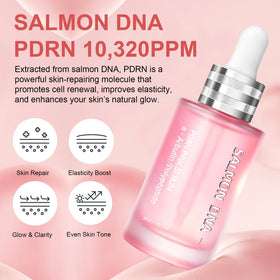 SKSOYT dropper releasing serum showing smooth texture for fast absorption