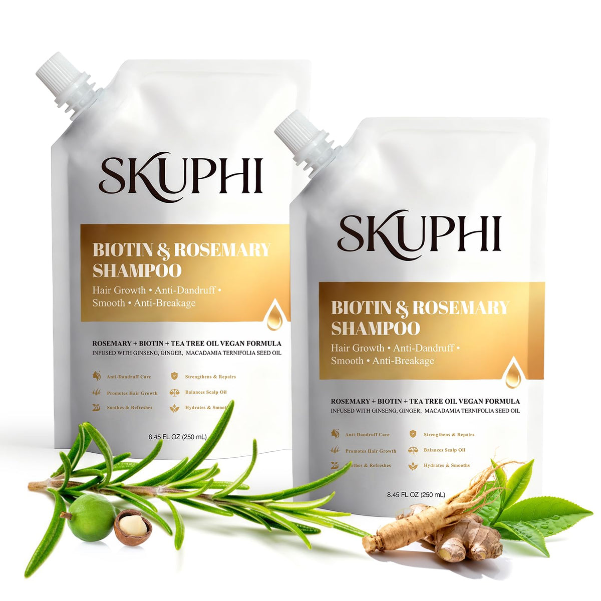 SKUPHI front view of 2-pack bottles showing packaging and product benefits
