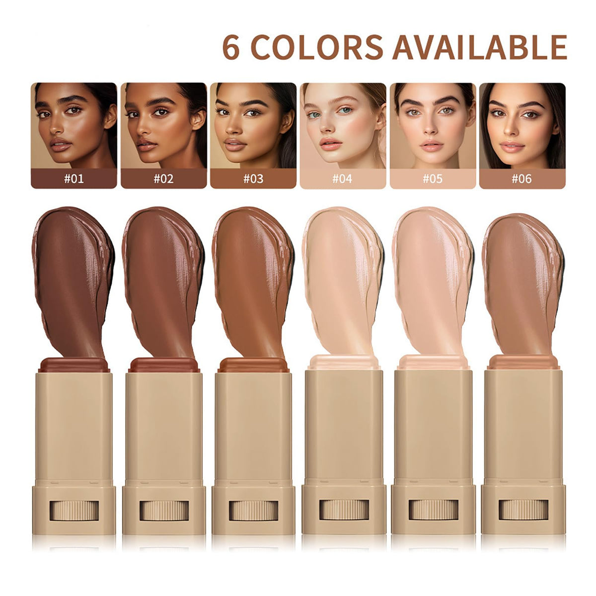 Skween twist-up stick open with product tip visible for easy application