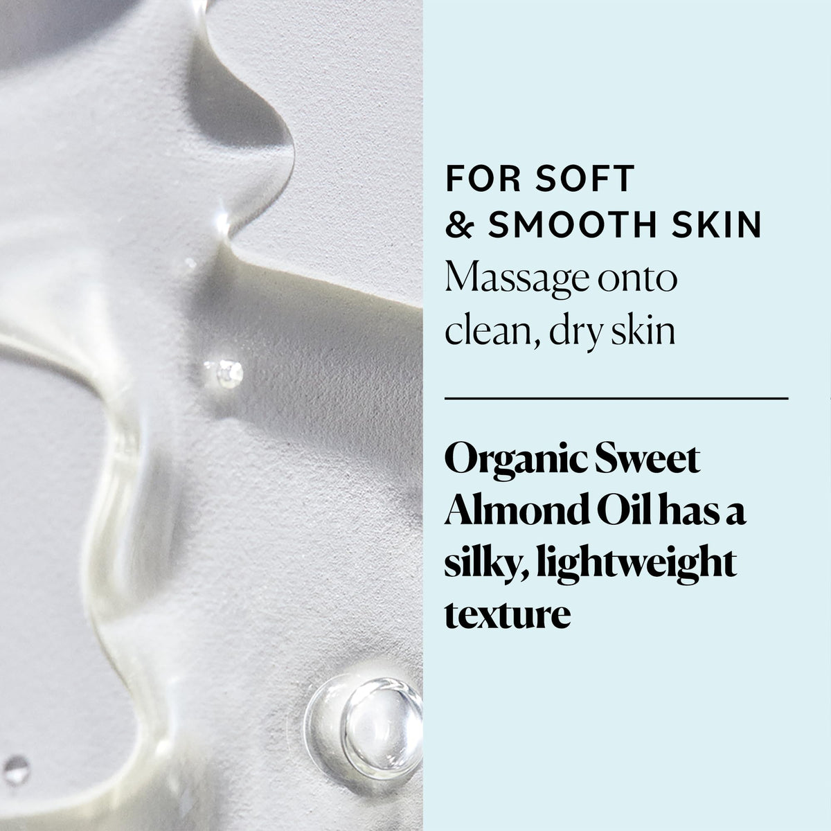Sky Organics label detail showing cold-pressed and organic claims benefits