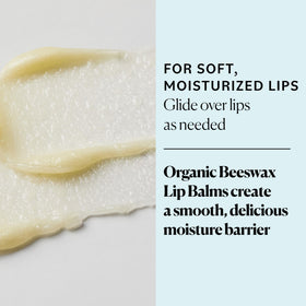 Sky Organics close-up of balm texture highlighting smooth beeswax finish for hydration