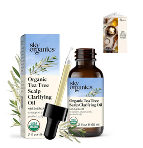 Sky Organics dropper dispensing oil, precise control for application