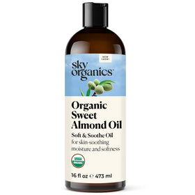 Sky Organics bottle front packaging showing label and size, ideal for value