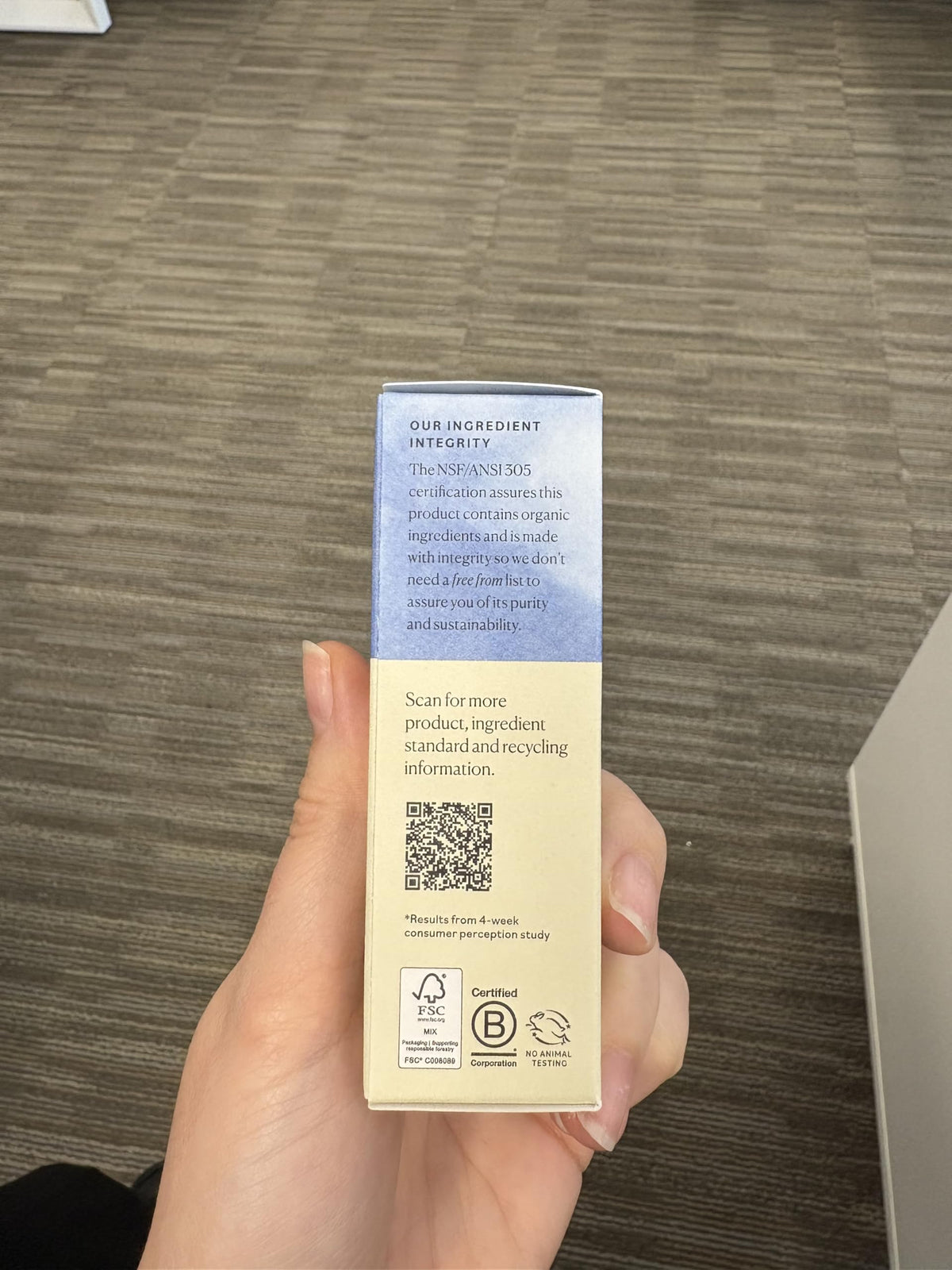 Sky Organics recyclable packaging displayed to emphasize sustainable choice