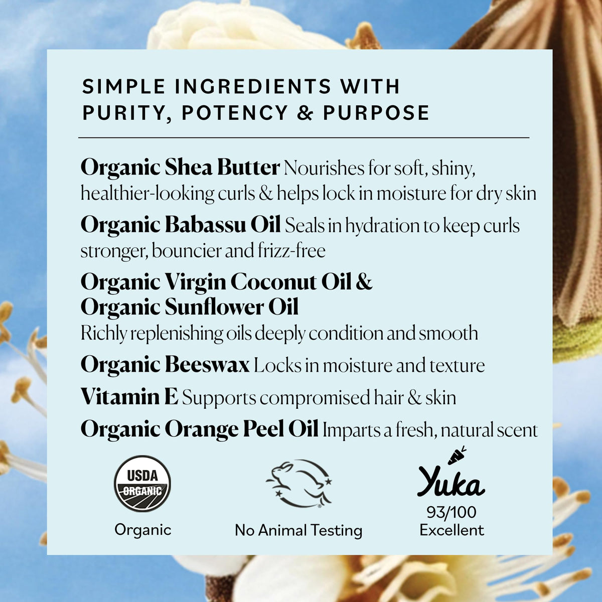 Sky Organics used on braided protective style for long-lasting moisture