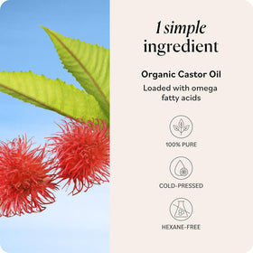 Sky Organics applied to scalp with fingertips showing comfortable massage benefit