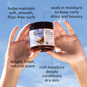 Sky Organics massaged into elbow to restore softness and hydration