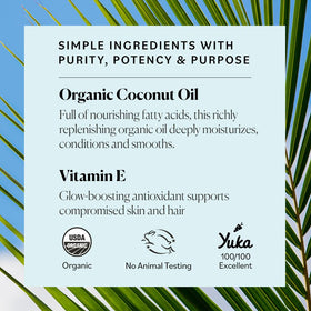 Sky Organics massaged into forearm skin to demonstrate moisturized, softened skin
