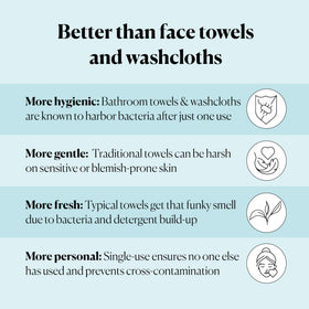 Sky Organics towel held in hand to show size and absorbency for easy use