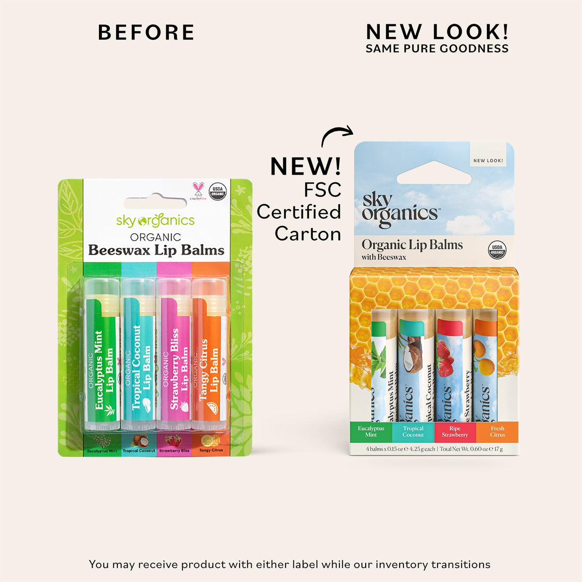 Sky Organics travel pouch and bundled gift display showing perfect giftability