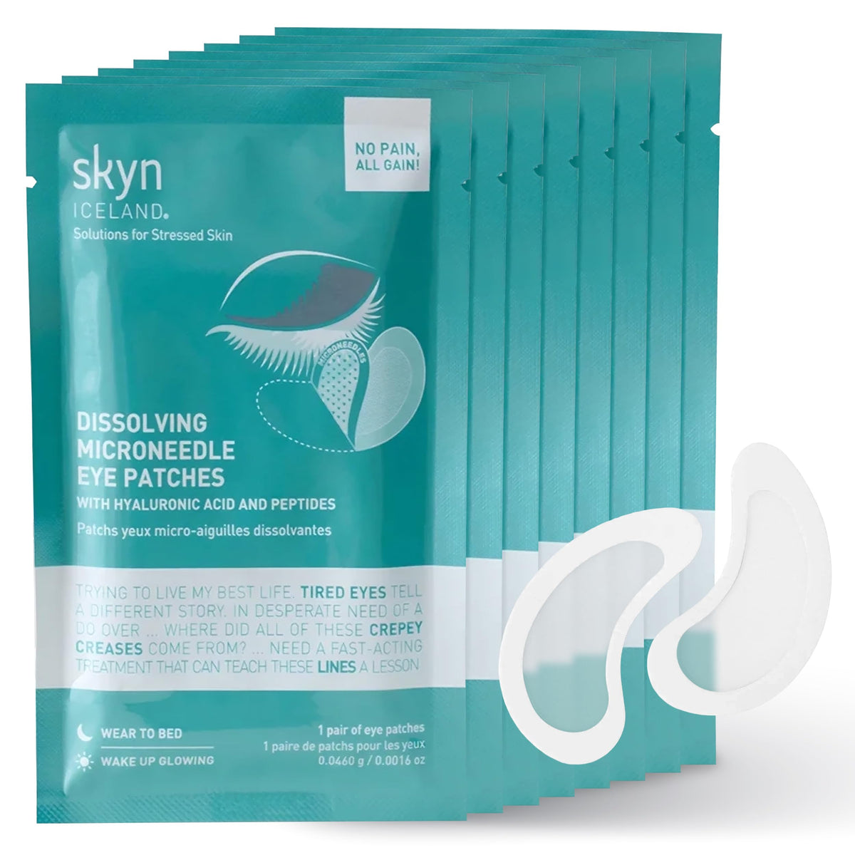 skyn ICELAND front packaging showing 8 pairs and brand clarity for shelf appeal