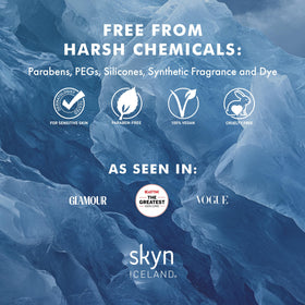 Skyn ICELAND kit in a travel bag ready for quick treatments on the go