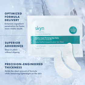 Skyn ICELAND leftover serum on fingertip showing hydrating finish