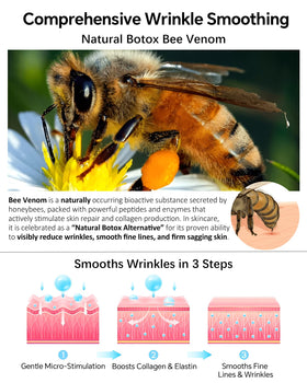 skyoyo BotoxCream bee venom peptide ingredient display for firming