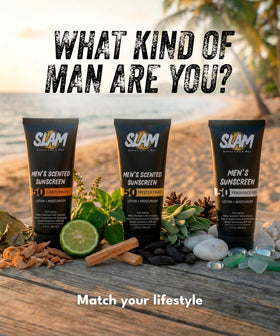 Slam Lotion two-pack flatlay showing both tubes and convenient backup benefit