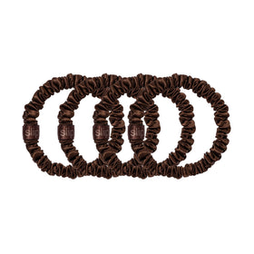 SLIP scrunchie under hair with satin sheen enhancing polished hairstyle