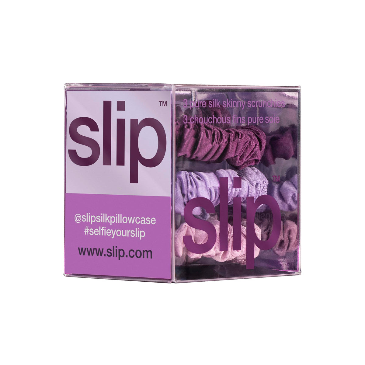 SLIP scrunchies worn on wrist demonstrating convenience and gentle hold