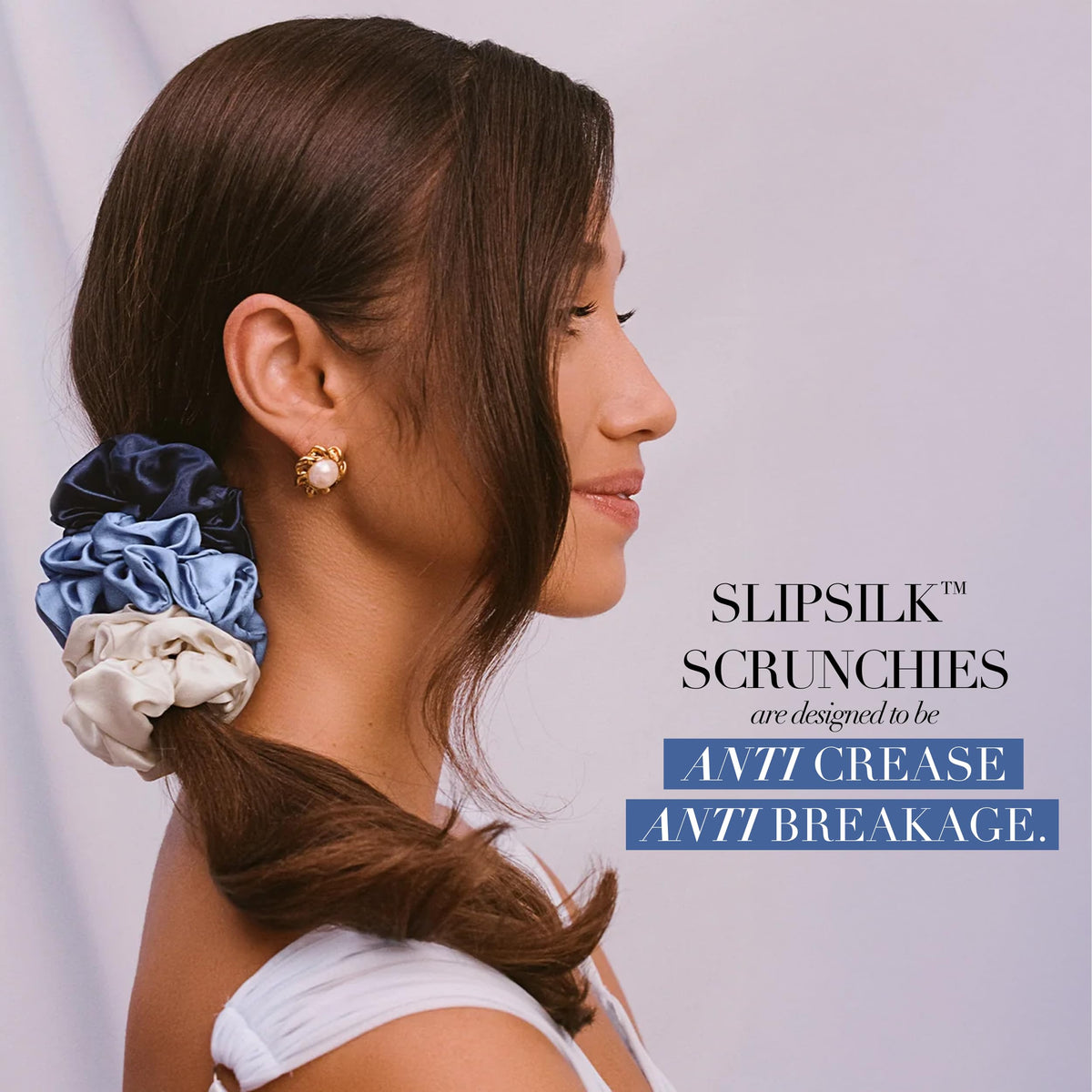 SLIP Slipsilk texture close-up highlighting smooth surface and hair protection